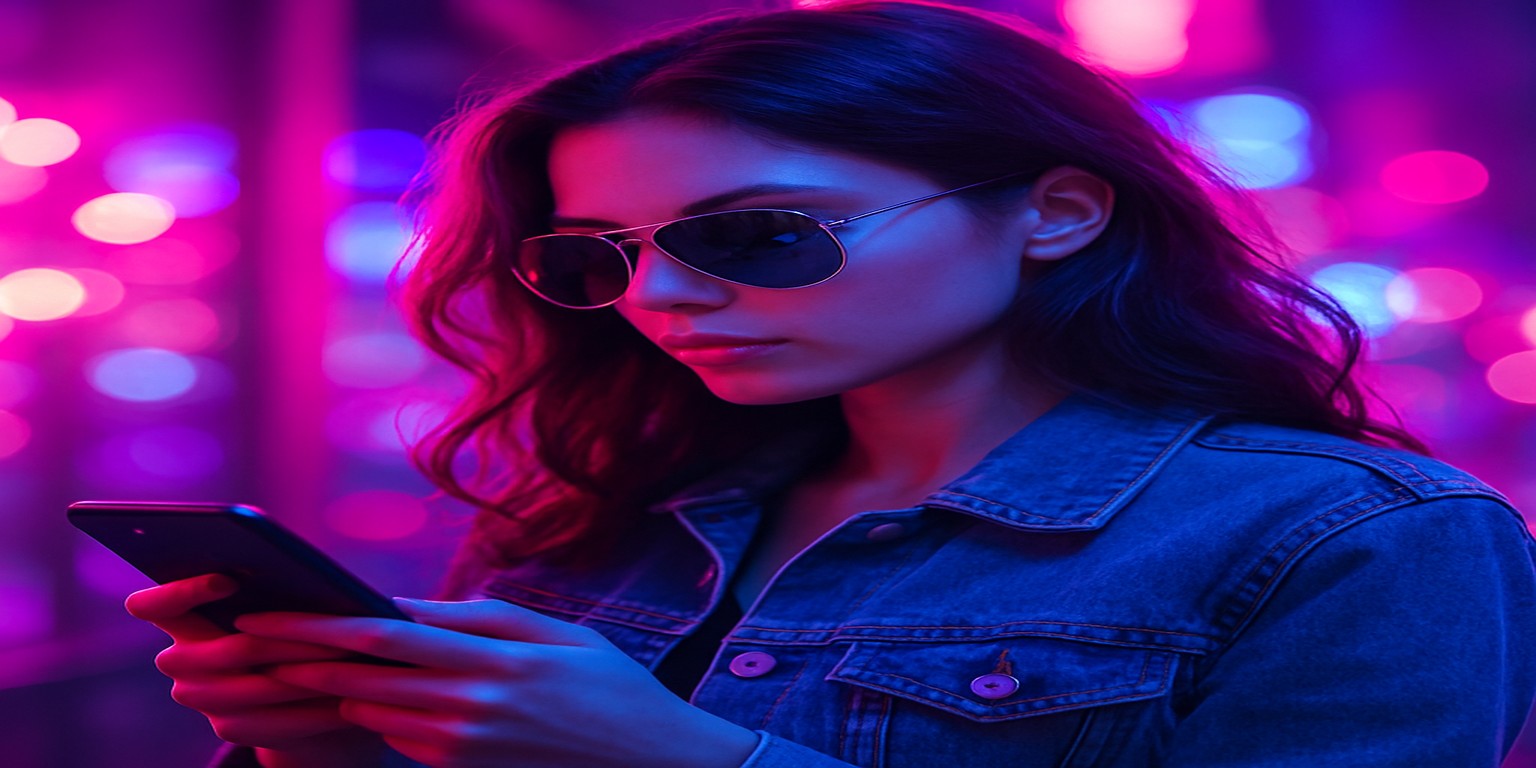 একজন নারী এভিয়েটর গেম উপভোগ করছেন